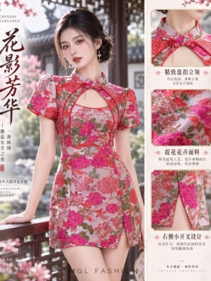 ✨娇小的宝贝看过来✨ 绝美新款上架Rm105-Rm3=Rm102 SMLXL Ivori 新年气质唯美提花连身裙 7455