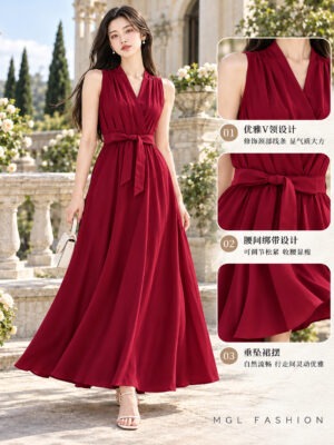 绝美新款上架 Rm95- Rm3=Rm92 SML Seven 气质唯美西装连身裙 83568