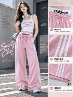绝美新款上架Rm69-Rm3=Rm66 SMLXL Re & Co 时尚休闲百搭缎面长裤 M515902