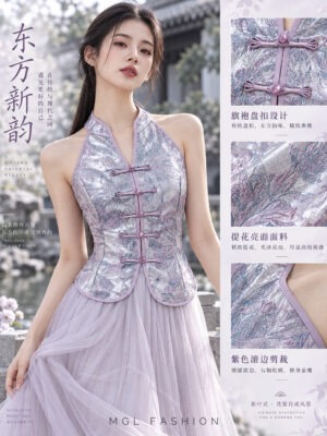 爆款开放预订补货Rm65-Rm3=Rm62 SML Posh Code 新年气质唯美提花旗袍上衣  ‼️注意‼️这款是厂家补货款式，预计到货时间是2个月半左右，能等的宝贝才下单喔🙏 15070-1