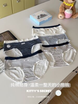#超值预定 L/XL Rm28 5件 100％纯棉10A抗菌底裆奶芙棉质内裤 P87333
